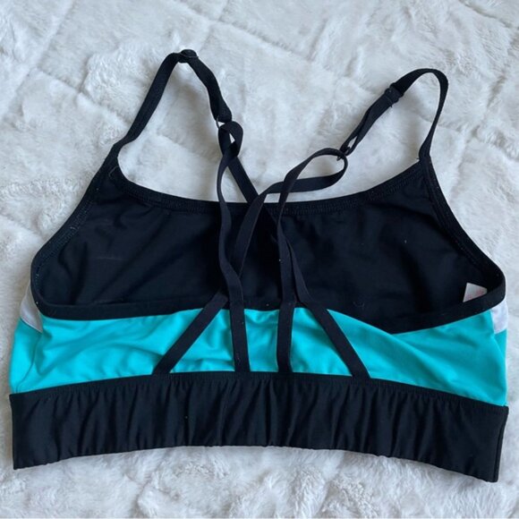 Victoria’s Secret PINK | Blue & Black Ultimate Unlined Sports Bra | Size Small - Picture 4 of 7